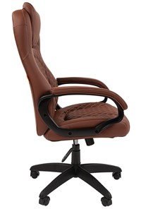 Компьютерное кресло CHAIRMAN 432, экокожа, цвет коричневый в Магадане - предосмотр 4