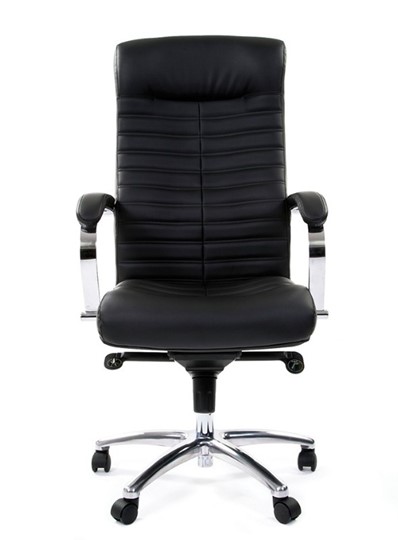 Кресло офисное CHAIRMAN 480 экожа черная в Магадане - изображение 1