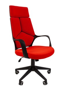 Кресло компьютерное CHAIRMAN 525, красное в Магадане