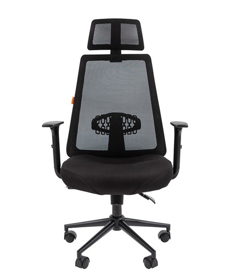 Компьютерное кресло CHAIRMAN 535 BLACK Сетчатый акрил черный / Полиэстер черный в Магадане - изображение 1