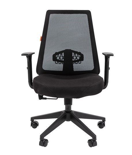 Кресло офисное CHAIRMAN 535 LT Сетчатый акрил черный / Полиэстер черный в Магадане - изображение 1