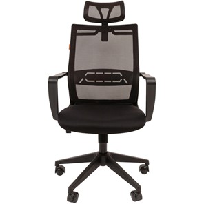 Офисное кресло CHAIRMAN 545 сетка/ткань черный в Магадане - предосмотр 1