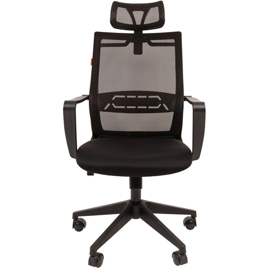 Офисное кресло CHAIRMAN 545 сетка/ткань черный в Магадане - изображение 1