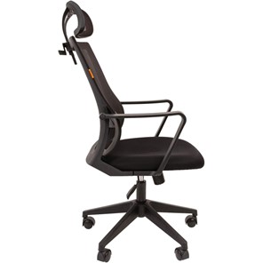 Офисное кресло CHAIRMAN 545 сетка/ткань черный в Магадане - предосмотр 2