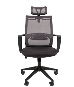 Компьютерное кресло CHAIRMAN 545 сетка/ткань серый в Магадане - предосмотр 3