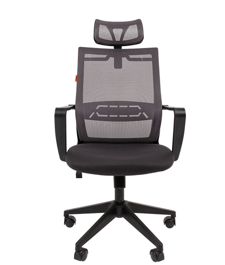 Компьютерное кресло CHAIRMAN 545 сетка/ткань серый в Магадане - изображение 3