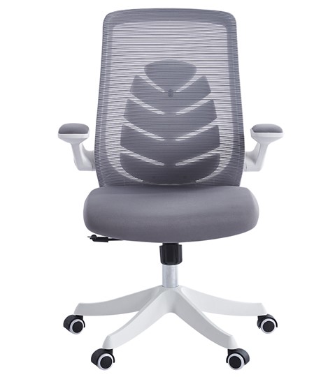 Кресло офисное CHAIRMAN 565, сетчатый акрил серый / полиэстер серый в Магадане - изображение 1