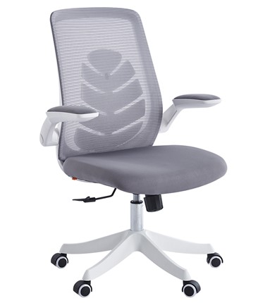 Кресло офисное CHAIRMAN 565, сетчатый акрил серый / полиэстер серый в Магадане - изображение
