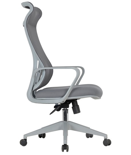 Кресло компьютерное CHAIRMAN 577, сетчатый акрил серый / полиэстер серый в Магадане - изображение 1