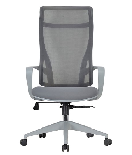 Кресло компьютерное CHAIRMAN 577, сетчатый акрил серый / полиэстер серый в Магадане - изображение 2