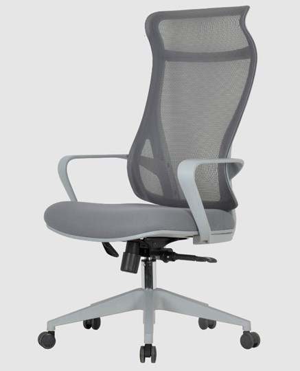Кресло компьютерное CHAIRMAN 577, сетчатый акрил серый / полиэстер серый в Магадане - изображение 3