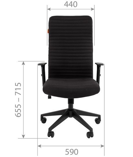 Компьютерное кресло CHAIRMAN 611 черный в Магадане - изображение 3