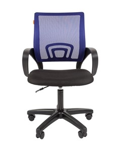 Офисное кресло CHAIRMAN 696 black LT, синий в Магадане - предосмотр 1