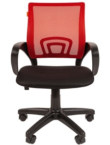 Компьютерное кресло CHAIRMAN 696 black Сетчатый акрил DW69 красный в Магадане - предосмотр 4
