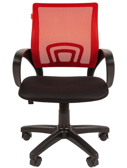 Компьютерное кресло CHAIRMAN 696 black Сетчатый акрил DW69 красный в Магадане - изображение 4