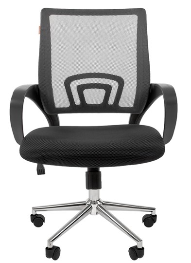 Офисное кресло CHAIRMAN 696 CHROME Сетка TW-04 (серый) в Магадане - изображение 1