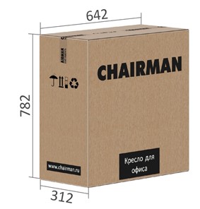 Кресло офисное CHAIRMAN 727 ткань ст., цвет серый в Магадане - предосмотр 5