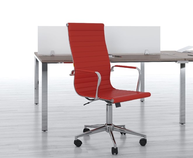 Кресло компьютерное CHAIRMAN 755, красное в Магадане - изображение 6