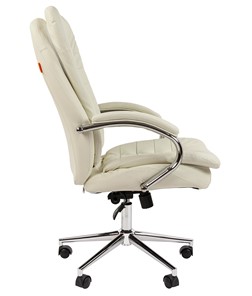 Компьютерное кресло CHAIRMAN 795 экокожа, цвет белый в Магадане - предосмотр 2