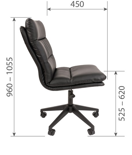 Офисное кресло CHAIRMAN 919 черное в Магадане - изображение 7