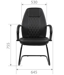 Кресло компьютерное CHAIRMAN 950V LT Экокожа черная в Магадане - предосмотр 3