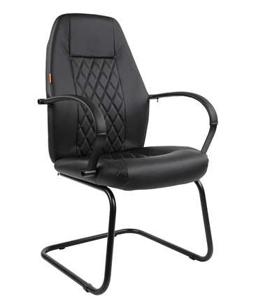 Кресло компьютерное CHAIRMAN 950V LT Экокожа черная в Магадане - изображение