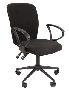 Кресло офисное CHAIRMAN 9801 BLACK, черное в Магадане - предосмотр
