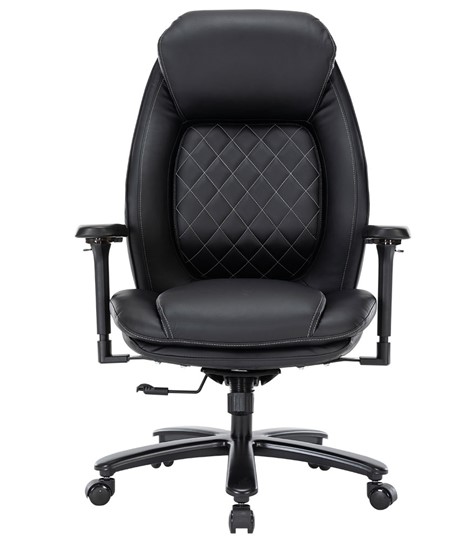 Кресло офисное CHAIRMAN CH403, черный, эко кожа в Магадане - изображение 2