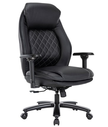 Кресло офисное CHAIRMAN CH403, черный, эко кожа в Магадане - изображение