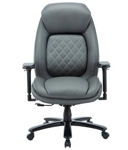 Кресло офисное CHAIRMAN CH403, серый, эко кожа в Магадане - предосмотр 1