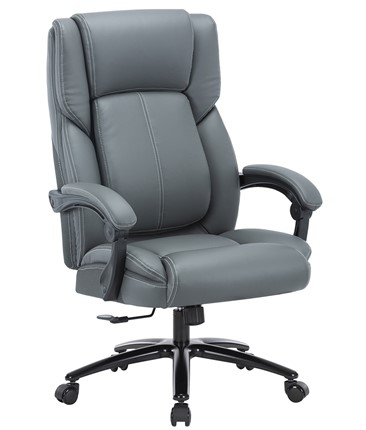 Офисное кресло CHAIRMAN CH415 эко кожа серая в Магадане - изображение