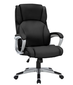 Офисное кресло CHAIRMAN CH665 эко кожа черная в Магадане - предосмотр
