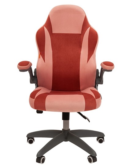 Кресло CHAIRMAN Game 55 цвет TW розовый/бордо в Магадане - изображение 1