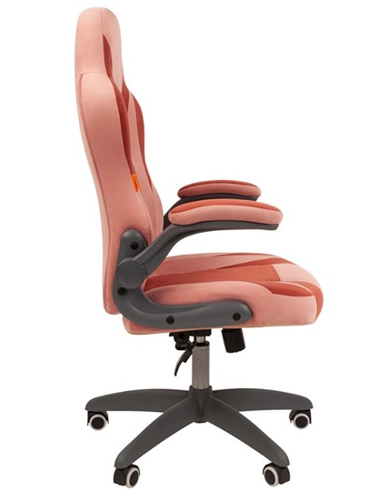 Кресло CHAIRMAN Game 55 цвет TW розовый/бордо в Магадане - изображение 2