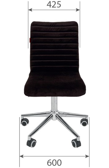 Кресло компьютерное CHAIRMAN 020, черное в Магадане - изображение 1