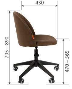 Офисное кресло CHAIRMAN HOME 119, коричневое в Магадане - предосмотр 4