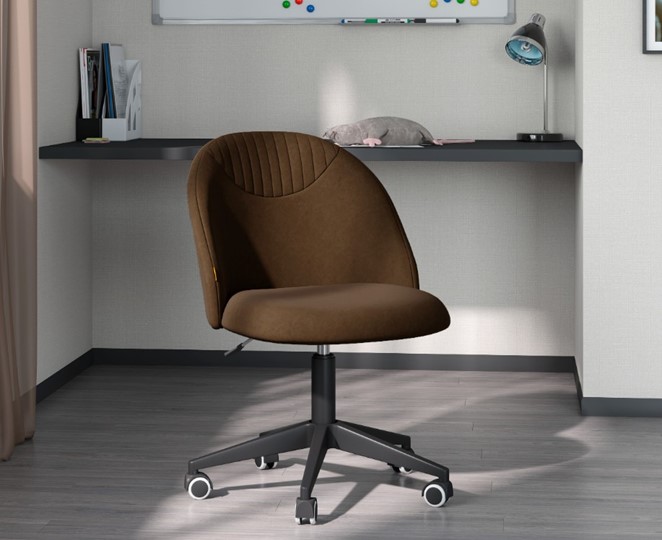 Офисное кресло CHAIRMAN HOME 119, коричневое в Магадане - изображение 5