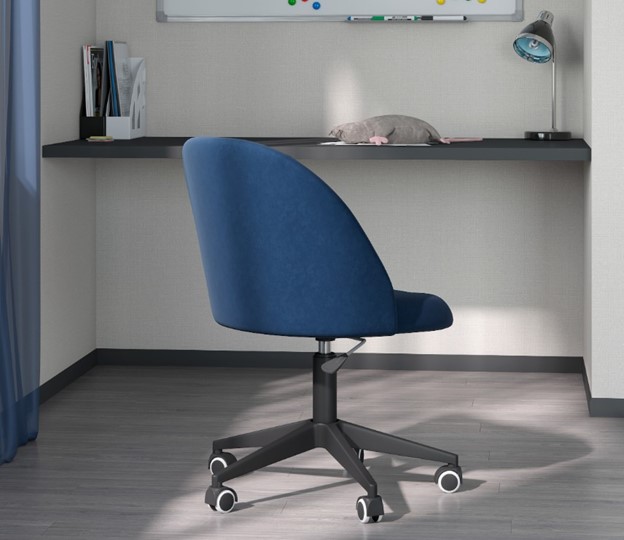 Офисное кресло CHAIRMAN HOME 119, синее в Магадане - изображение 8
