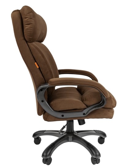 Кресло офисное CHAIRMAN HOME 505, велюр коричневое в Магадане - изображение 4