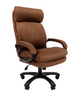 Кресло офисное CHAIRMAN HOME 505, велюр коричневое в Магадане - предосмотр