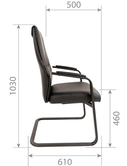 Кресло компьютерное CHAIRMAN VISTA V BLACK в Магадане - изображение 4