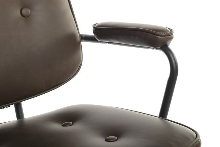 Кресло компьютерное DESIGN CHESTER, Коричневый в Магадане - изображение 5