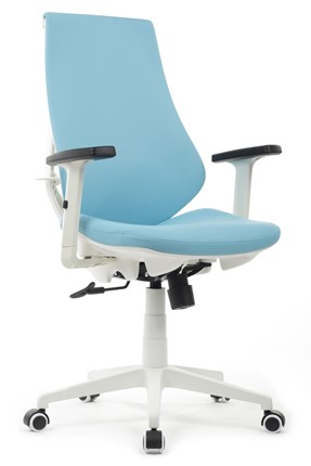 Кресло офисное Design CX1361М, Голубой в Магадане - изображение