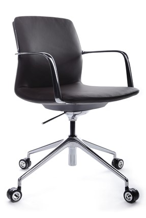 Кресло компьютерное Design FK004-В12, Темно-коричневый в Магадане - изображение