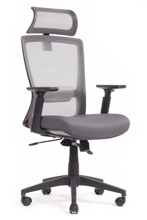 Кресло компьютерное Design Line W-202 AC, Серый в Магадане - изображение