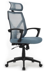 Кресло офисное Design OLIVER W-203 AC, Синий в Магадане - предосмотр