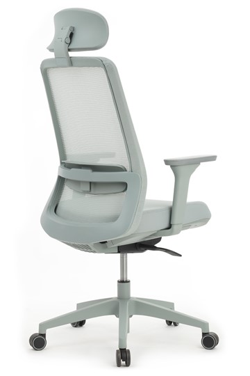 Компьютерное кресло Design WORK W-218C, Голубой в Магадане - изображение 2
