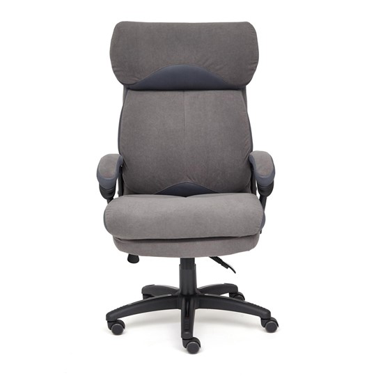 Компьютерное кресло DUKE флок/ткань, серый/серый, 29/TW-12 арт.14039 в Магадане - изображение 1