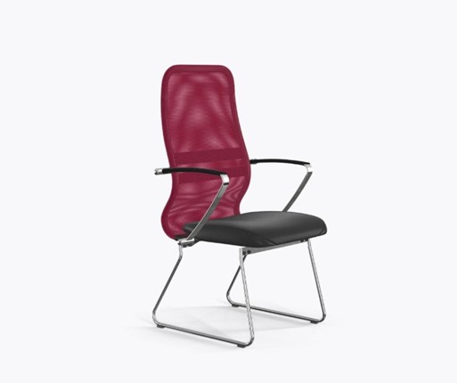Кресло офисное Ergolife Sit 8 B2-9K - X1+Extra (Красный-Черный) в Магадане - изображение