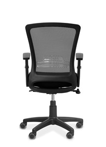 Кресло офисное Фьюжн, сетка/ткань TW / черная/черная в Магадане - предосмотр 6
